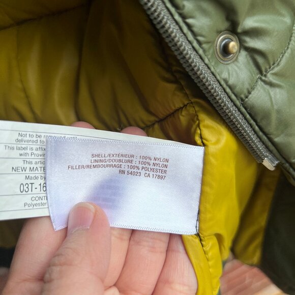 Old Navy Green Puffer Jacket Size Small - Picture 7 of 8